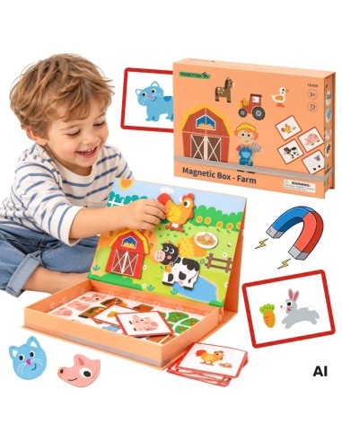 Magnetisches Puzzle Bauernhof TOOKY TOY – Lernpuzzles für Kinder