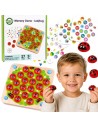 WOOPIE GREEN Ladybug - Wooden Educational Memory Game