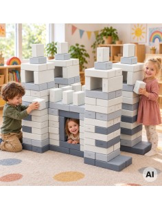CLASSIC WORLD EDU Mega Blocks EVA 90 pcs Soft Building Bricks 2