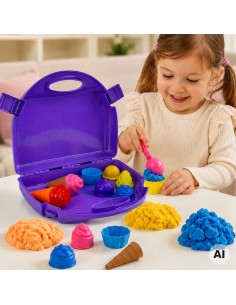 SAND FAIRY Kinetic Sand Set Ice Cream Parlor - Creative Toy 2