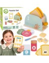 Wooden Breakfast Set with Toaster - Woopie Kids Kitchen