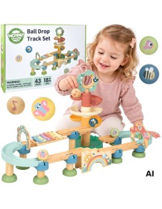 Kugelbahn mit Soundeffekten – entwickelndes Spielzeug von Woopie