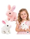 WOOPIE Bunny interaktives Plüschtier mit Karottenweiß