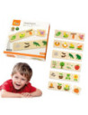 Drewniane Puzzle Rosnące zwierzątka i rośliny Viga Toys