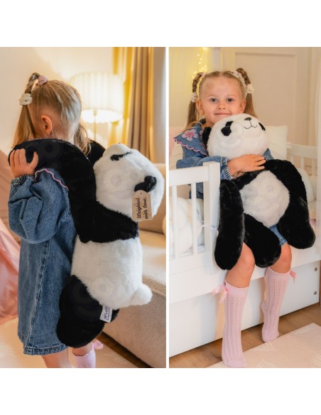 „Woopie“ svorio pliušinė panda 65 cm - antistresinė dovana!