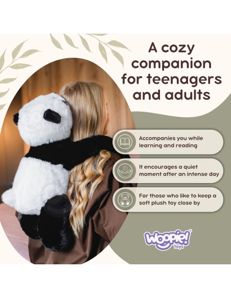 „Woopie“ svorio pliušinė panda 65 cm - antistresinė dovana!