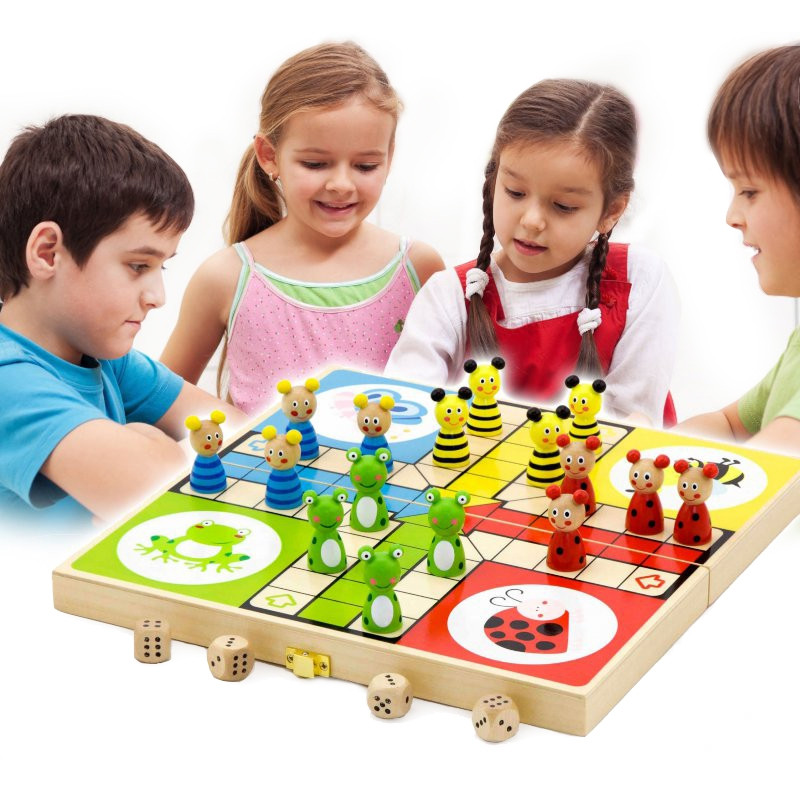 VIGA Ludo Brädspel i Trä