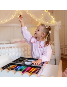 Künstler-Set im Koffer für Malen, Zeichnen, Buntstifte, Farben 2