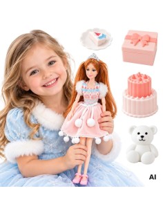 Emi Fashion Doll – Birthday Princess with Woopie Accessories