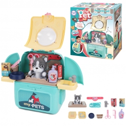 WOOPIE Pies Przenosny Zestaw Pielęgnacyjny 2w1 w Plecaku Transporter