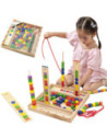 Drewniana Gra edukacyjna Logiczne koraliki Viga Toys