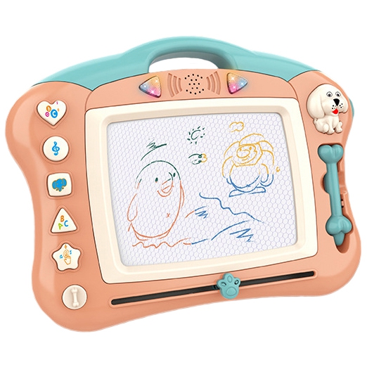 Znikopis interaktywna tablica magnetyczna tablet graficzny muzyka swiatło pomarańczowy