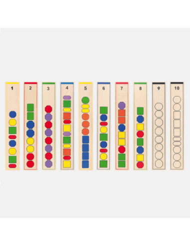 Drewniana Gra edukacyjna Logiczne koraliki Viga Toys