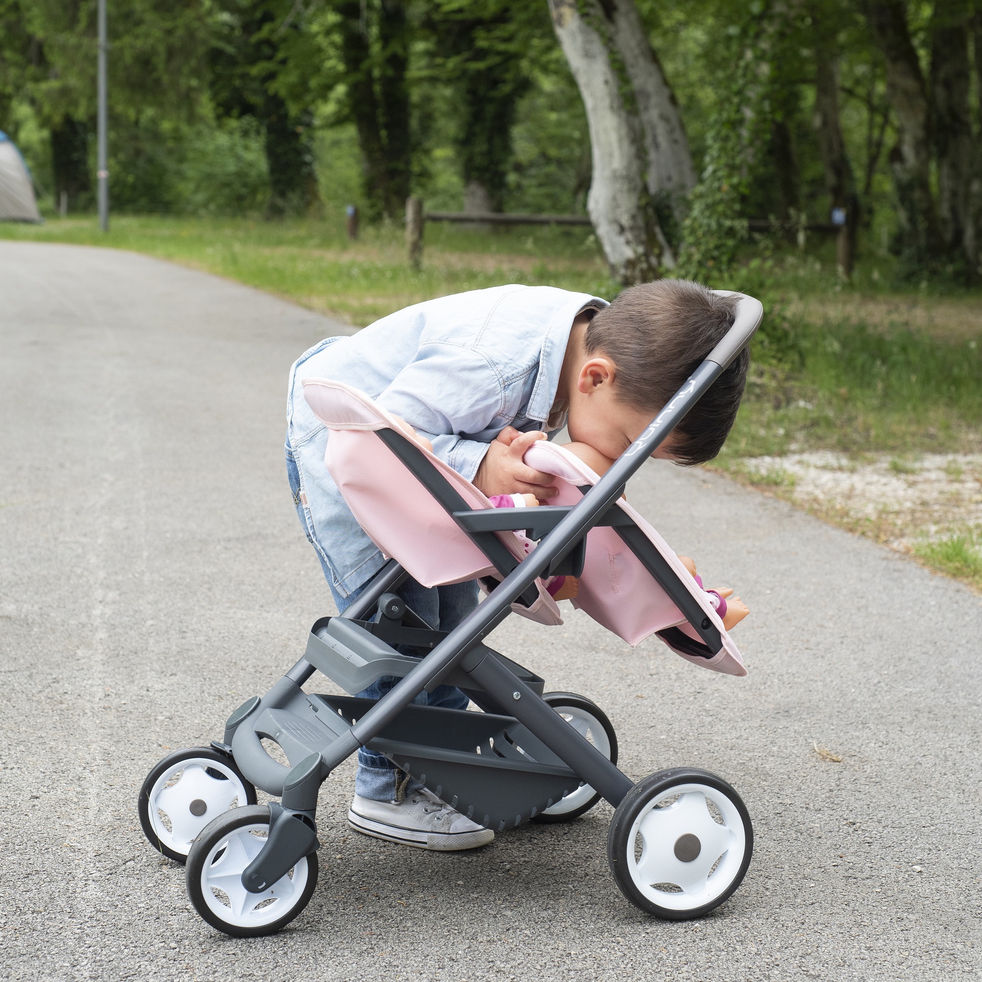 Wózek dla lalek maxi cosi quinny spacerówka dla bliźniąt