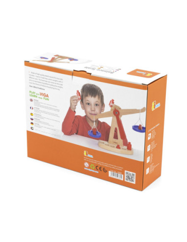 Drewniana Waga sklepowa ze skalą Viga Toys