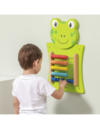 Drewniane Liczydło edukacyjne Żabka Viga Toys