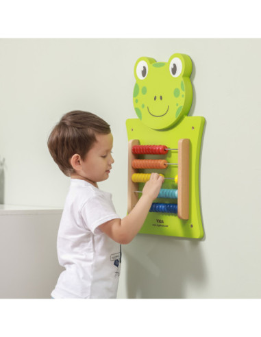 Drewniane Liczydło edukacyjne Żabka Viga Toys