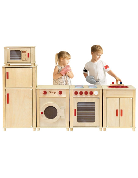 Drewniany Ogromny Zestaw kuchenny Natural Viga Toys