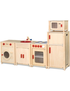 Drewniany Ogromny Zestaw kuchenny Natural Viga Toys 2