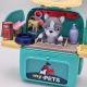 WOOPIE Pies Przenosny Zestaw Pielęgnacyjny 2w1 w Plecaku Transporter