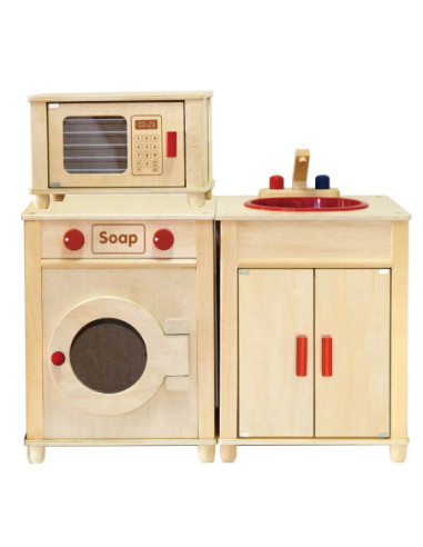 Drewniany Ogromny Zestaw kuchenny Natural Viga Toys