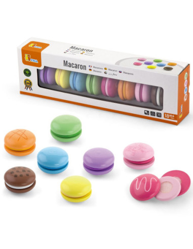 Drewniany Zestaw kolorowych makaroników Viga Toys