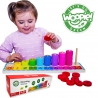 WOOPIE GREEN Puzzle Learning to Count and Color Montessori