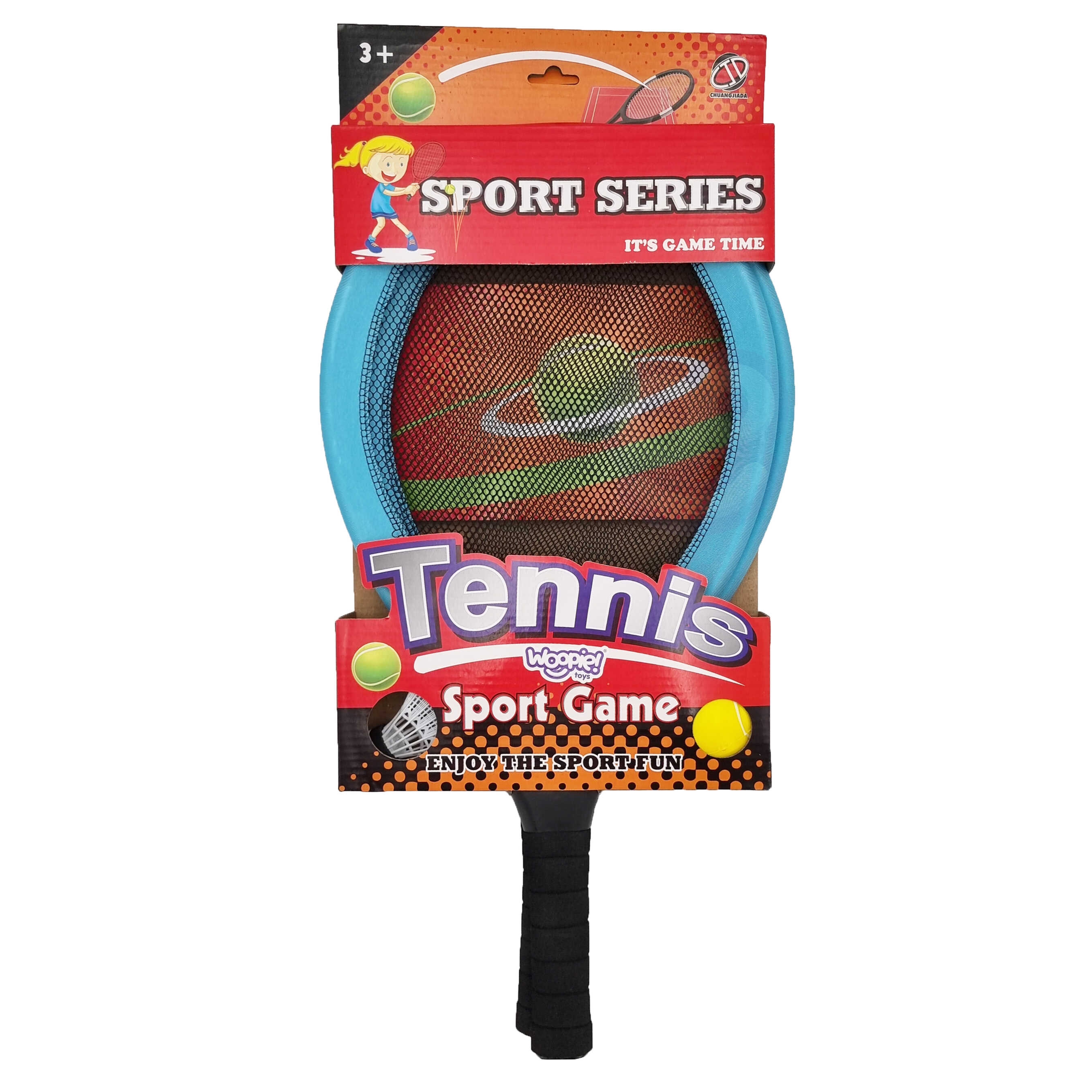 Duże rakietki do tenisa badminton dla dzieci zestaw + piłka lotka