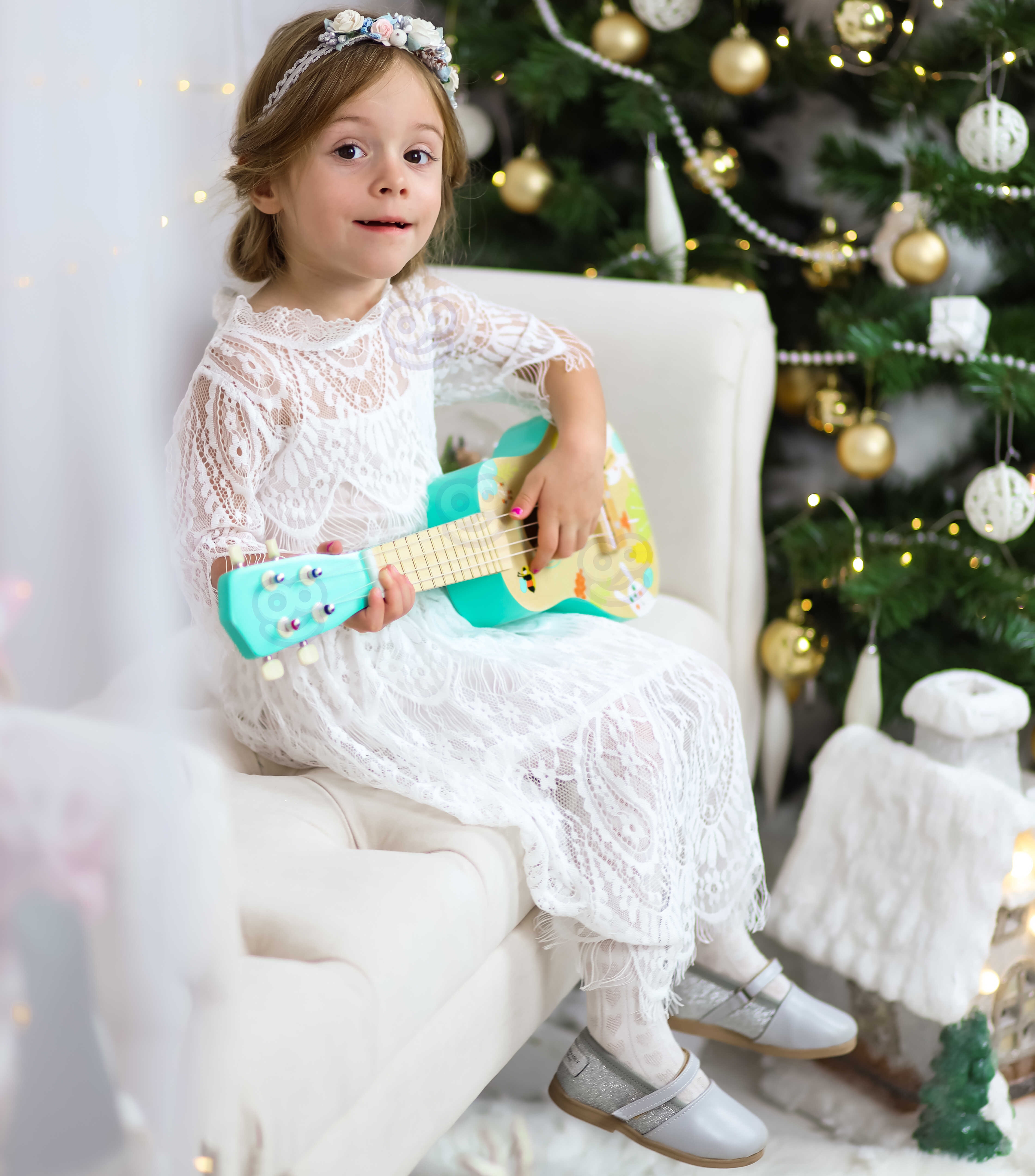 Drewniane ukulele gitara dla dzieci 3+ - 5 z 11