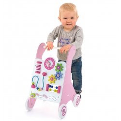 Viga Toys chodzik Pink drewniany