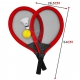 WOOPIE Rakietki do Tenisa Badminton dla Dzieci Zestaw + Piłka Lotka