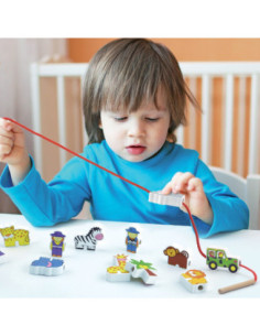 Viga Drewniana przeplatanka Klocki Farma 2