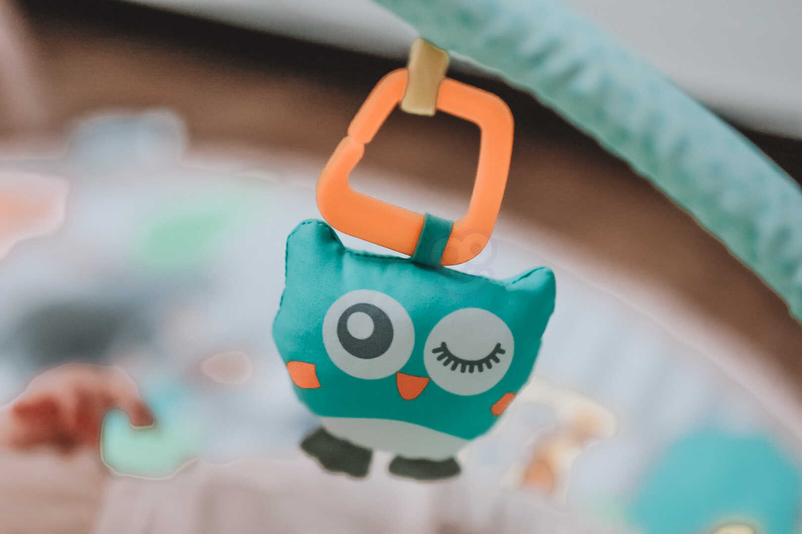 Interaktywna mata edukacyjna sensoryczna 8 melodii projektor motyw leśny