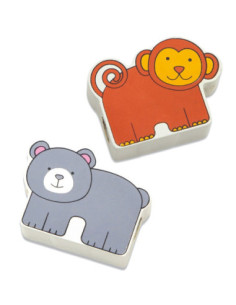 Viga Drewniana przeplatanka Klocki Zoo 2