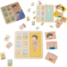 CLASSIC WORLD Human Body Educational Board Jigsaw Puzzle Blocks for Kids Match MONTESSORI 19 el.