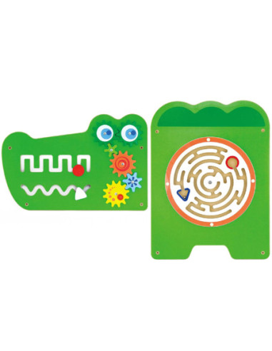 Viga Tablica Sensoryczna Manipulacyjna Edukacyjna Krokodyl