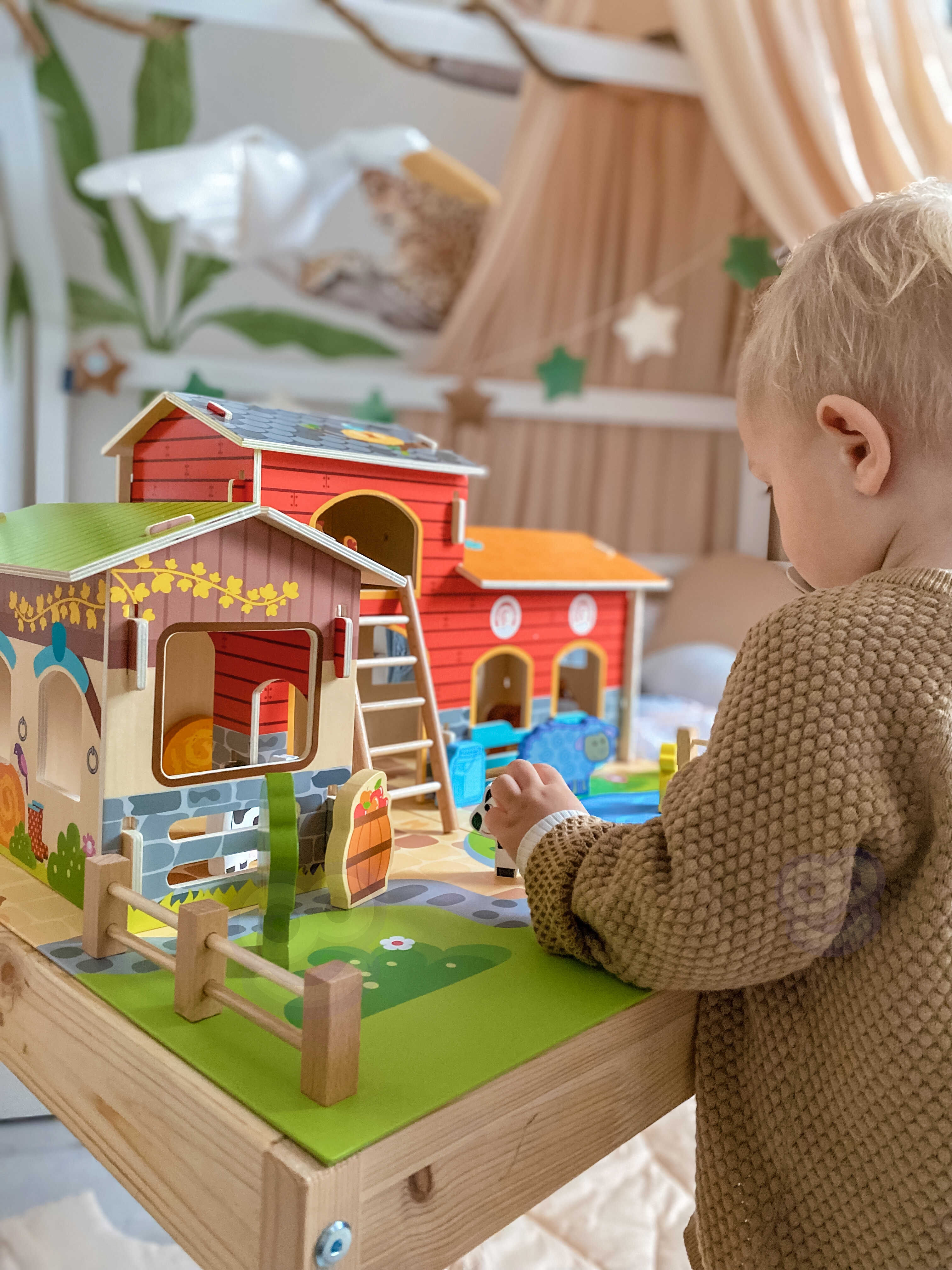 Mega farma figurki zwierząt stajnia obora kurnik 18 el.