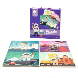 Puzzle Children's 4-in-1 Classic World occupations