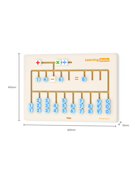 VIGA Tablica Sensoryczna do nauki liczenia