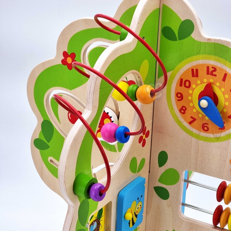 TOOKY TOY Duża Zabawka Edukacyjna Activity Tree  Wielofunkcyjne Drzewo