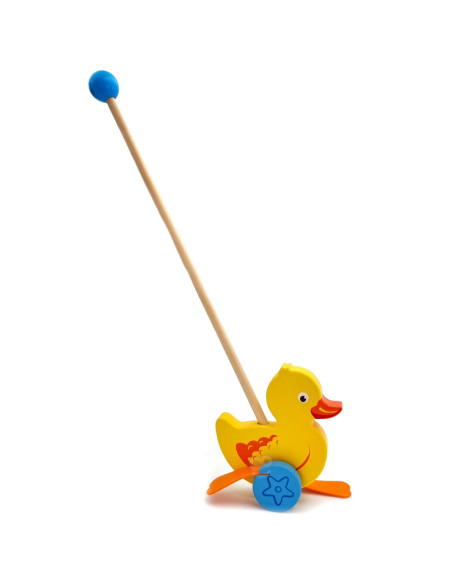 Viga Toys Drewniany Pchacz Kaczuszka