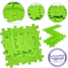 WOOPIE Orthopedic Sensory Mat Puzzle Snake Green 6 pcs.