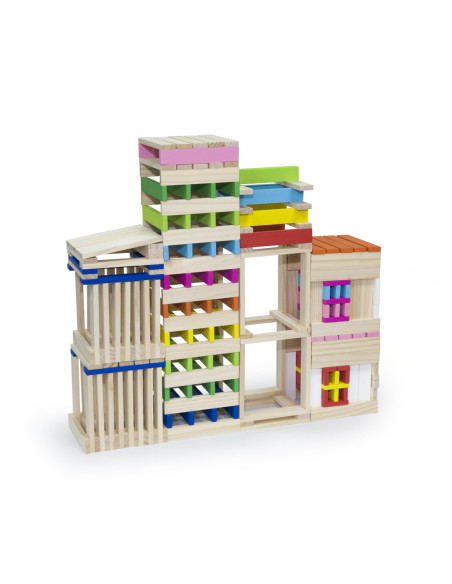 Viga Drewniane Klocki konstrukcyjne Budynki