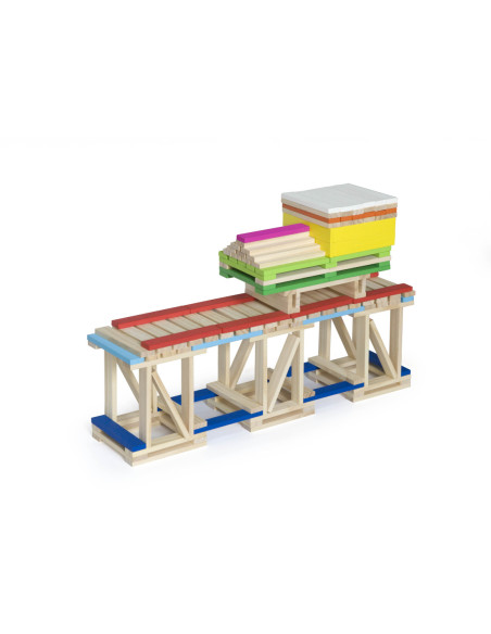 Viga Drewniane Klocki konstrukcyjne Budynki