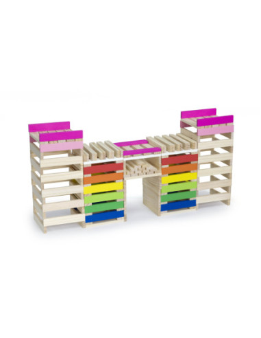 Viga Drewniane Klocki konstrukcyjne Budynki