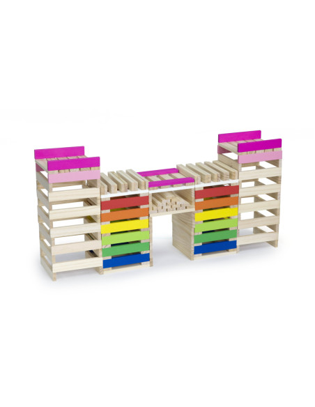 Viga Drewniane Klocki konstrukcyjne Budynki