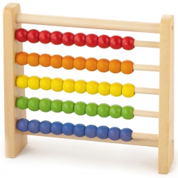 Drewniane Liczydło Edukacyjne Viga Toys Kolorowe