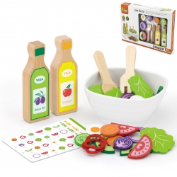 Viga Toys Vegetable Fork Spoon Sauce Salad Set 36el