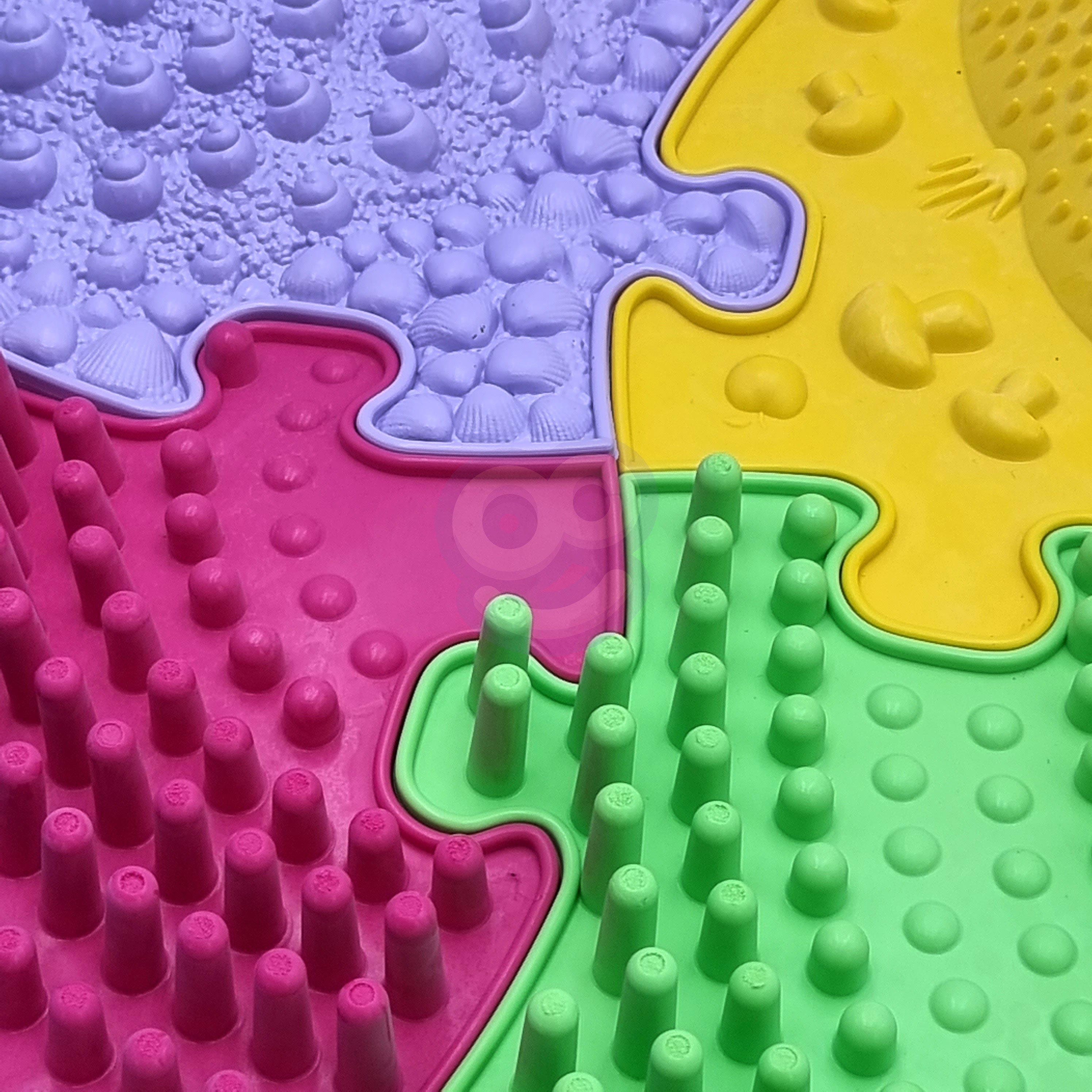 Mata sensoryczna ortopedyczna puzzle 5 el.