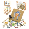 Viga Toys Wooden Nailer Robots 45 pieces
